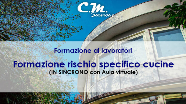 Formazione rischio specifico cucine