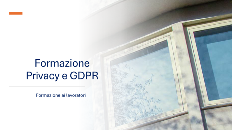 Formazione Privacy e GDPR